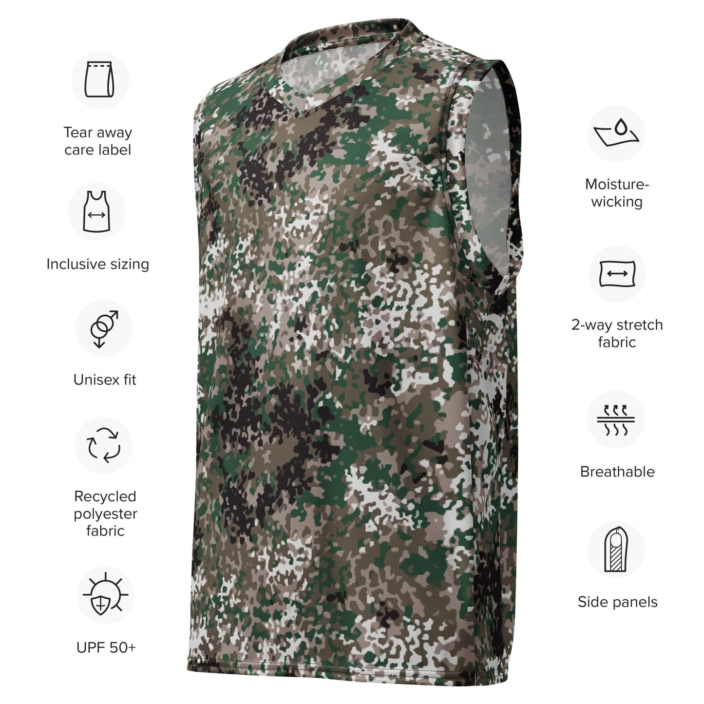 Snowtarn CAMO unisex basketball jersey - Basketball Jerseys