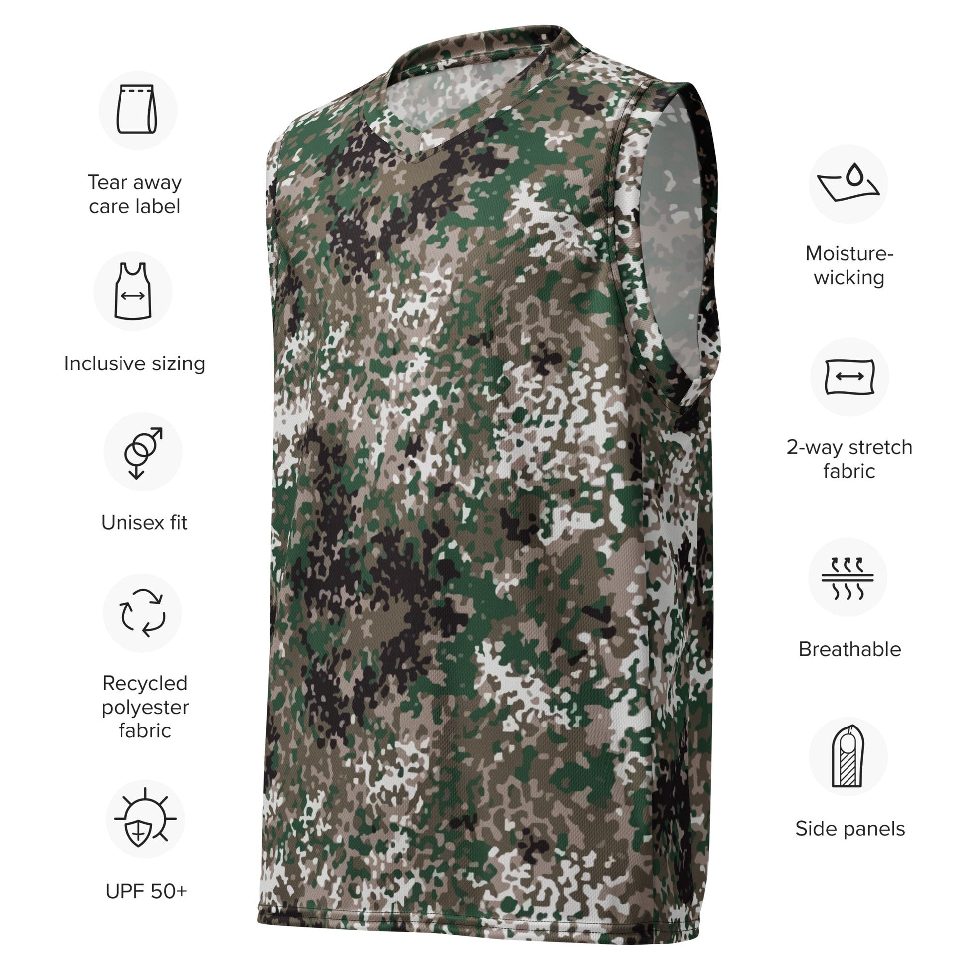 Snowtarn CAMO unisex basketball jersey - Basketball Jerseys