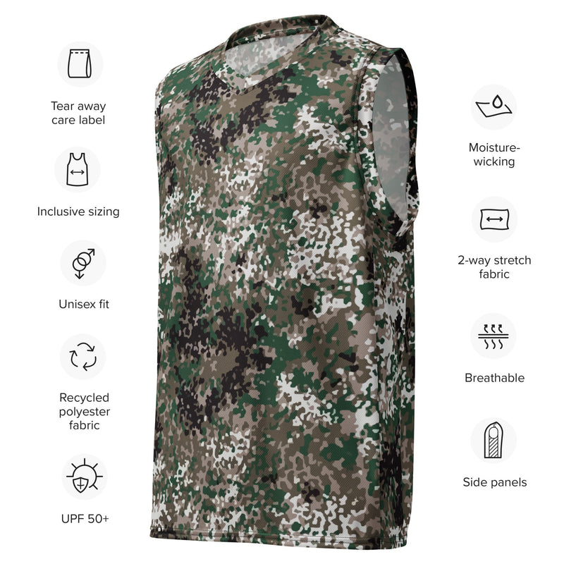 Snowtarn CAMO Unisex Basketball Jersey