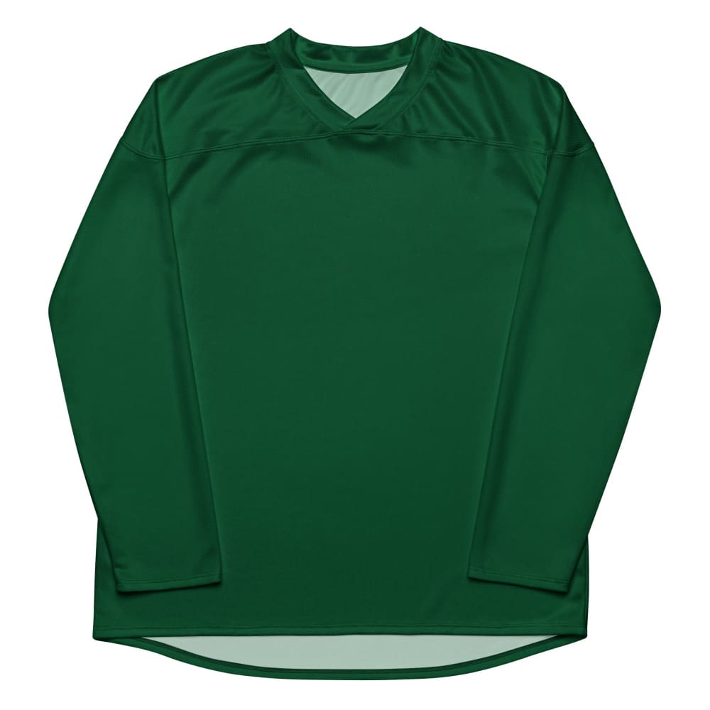 Solid Color Forest Green hockey fan jersey - Unisex Hockey Fan Jersey