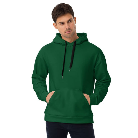 Solid Color Forest Green Unisex Hoodie - 2XS - Unisex Hoodie