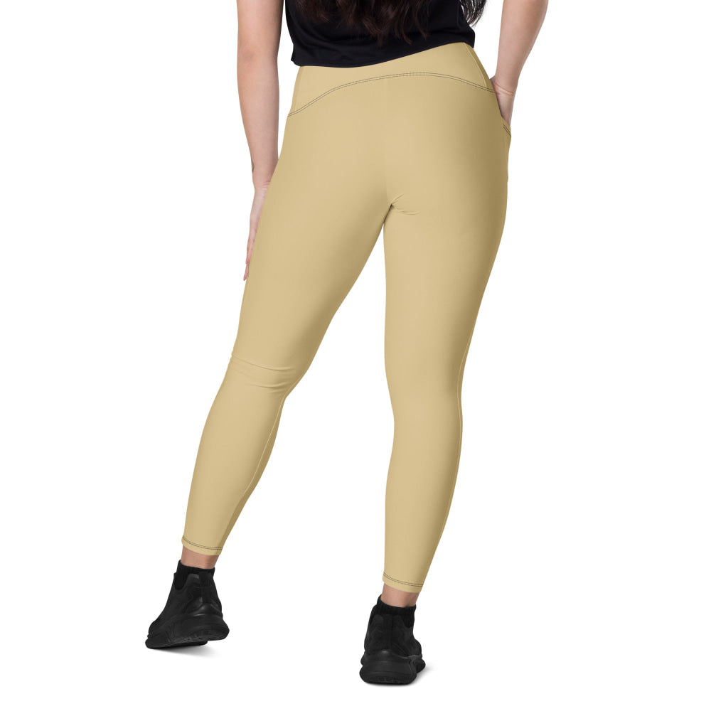 Solid Color New Orleans Leggings with pockets - Womens With Pockets