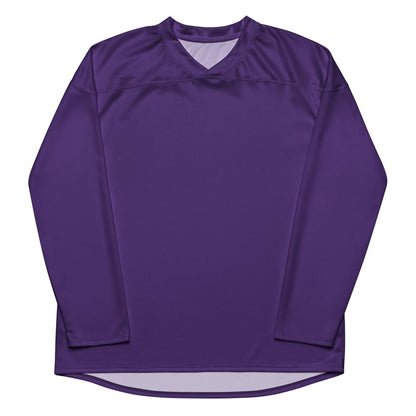 Solid Color Purple hockey fan jersey - Unisex Hockey Fan Jersey