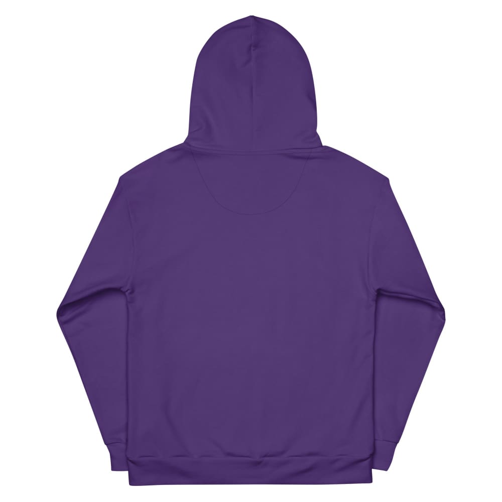 Solid Color Purple Unisex Hoodie - Unisex Hoodie