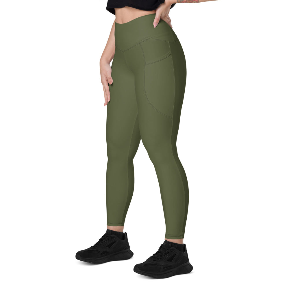 Solid Color Saratoga Leggings with pockets - Womens With Pockets