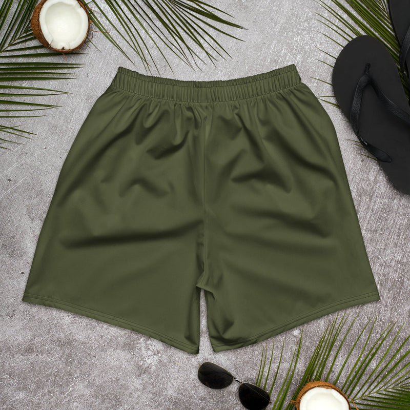 Solid Color Saratoga Unisex Athletic Long Shorts