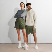 Solid Color Saratoga Unisex Athletic Long Shorts