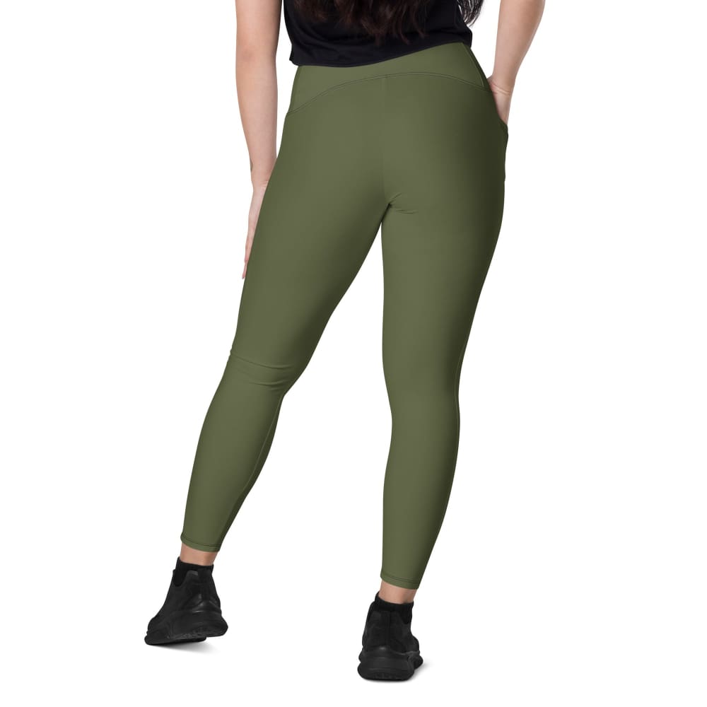 Solid Color Saratoga Women’s Leggings with pockets - Womens Leggings With Pockets