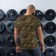 Brushstroke 32 Battalion South African CAMO Mens Athletic T-Shirt - Shirt