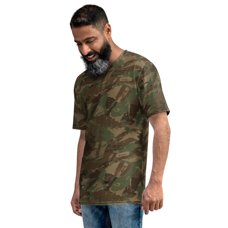 Brushstroke 32 Battalion South African CAMO Mens T-Shirt