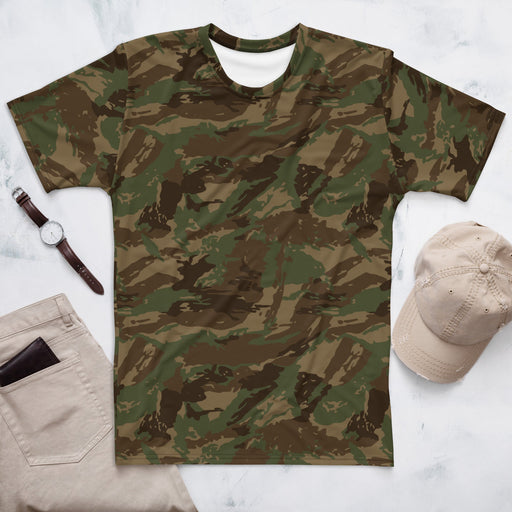 Brushstroke 32 Battalion South African CAMO Mens T-Shirt - XS