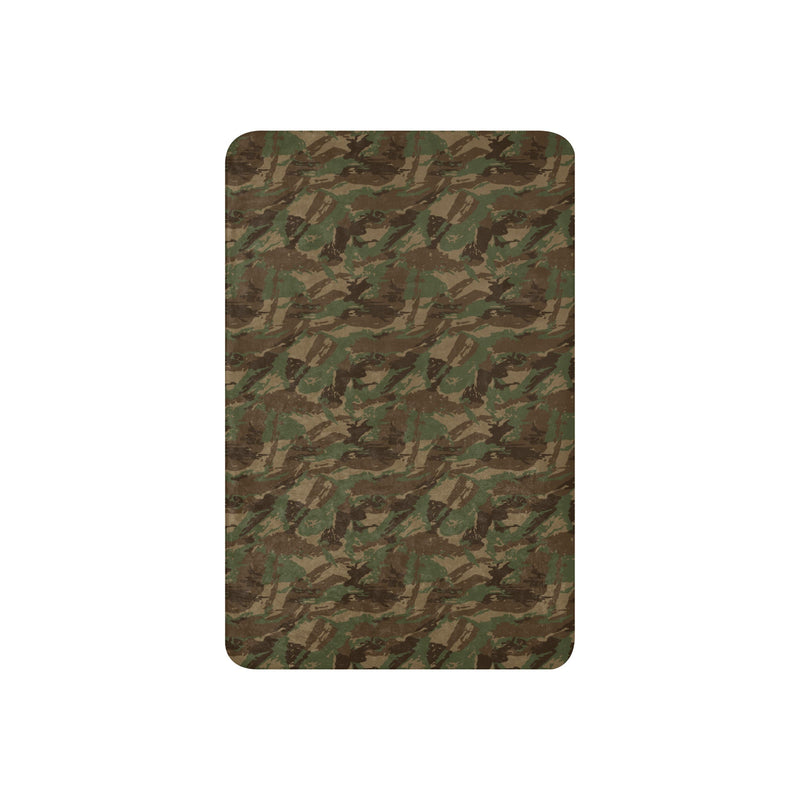 Brushstroke 32 Battalion South African CAMO Sherpa Blanket