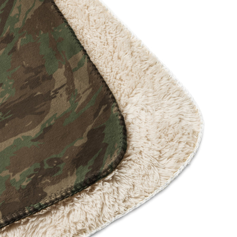 Brushstroke 32 Battalion South African CAMO Sherpa Blanket