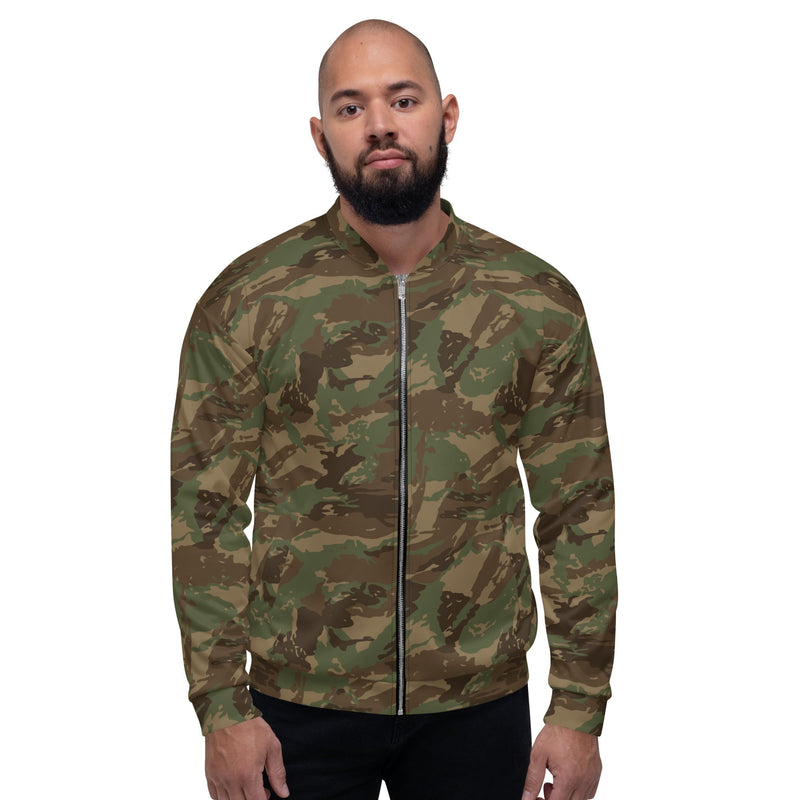 Brushstroke 32 Battalion South African CAMO Unisex Bomber Jacket