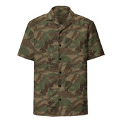 Brushstroke 32 Battalion South African CAMO Unisex Short-Sleeve Button Shirt - Button-Up