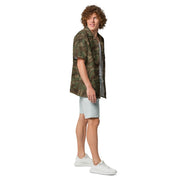Brushstroke 32 Battalion South African CAMO Unisex Short-Sleeve Button Shirt - Button-Up