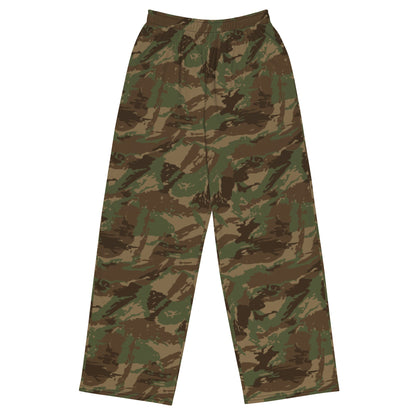 South African 32 Battalion CAMO unisex wide leg pants 2XS Wide Pants