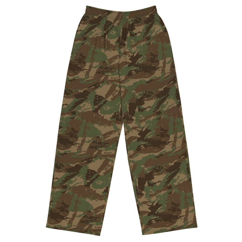 Brushstroke 32 Battalion South African CAMO Unisex Wide-Leg Leisure Pants - 2XS - Pant