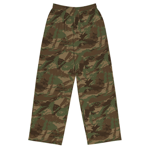 Brushstroke 32 Battalion South African CAMO Unisex Wide-Leg Leisure Pants - 2XS - Pant