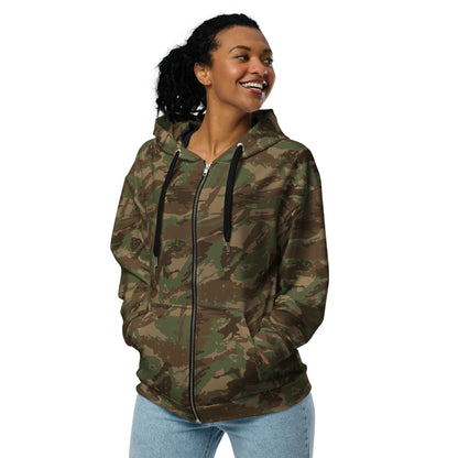 South African 32 Battalion CAMO Unisex zip hoodie Zip Hoodies