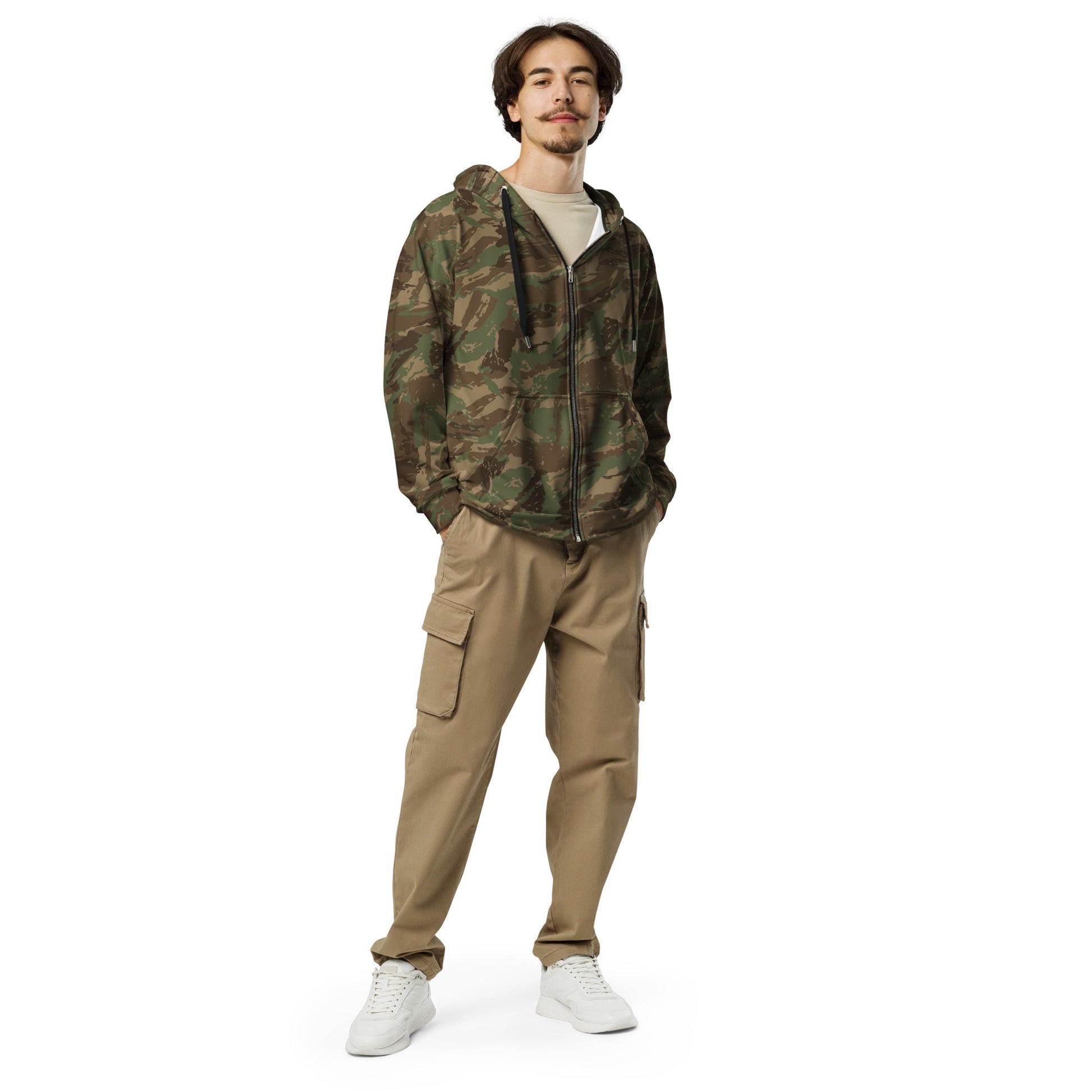 South African 32 Battalion CAMO Unisex zip hoodie Zip Hoodies