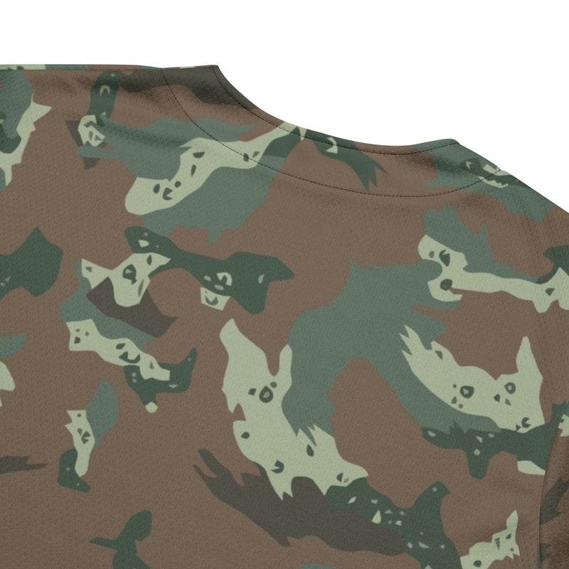 Chocolate Chip Soldier 2000 South African CAMO Unisex Baseball Jersey