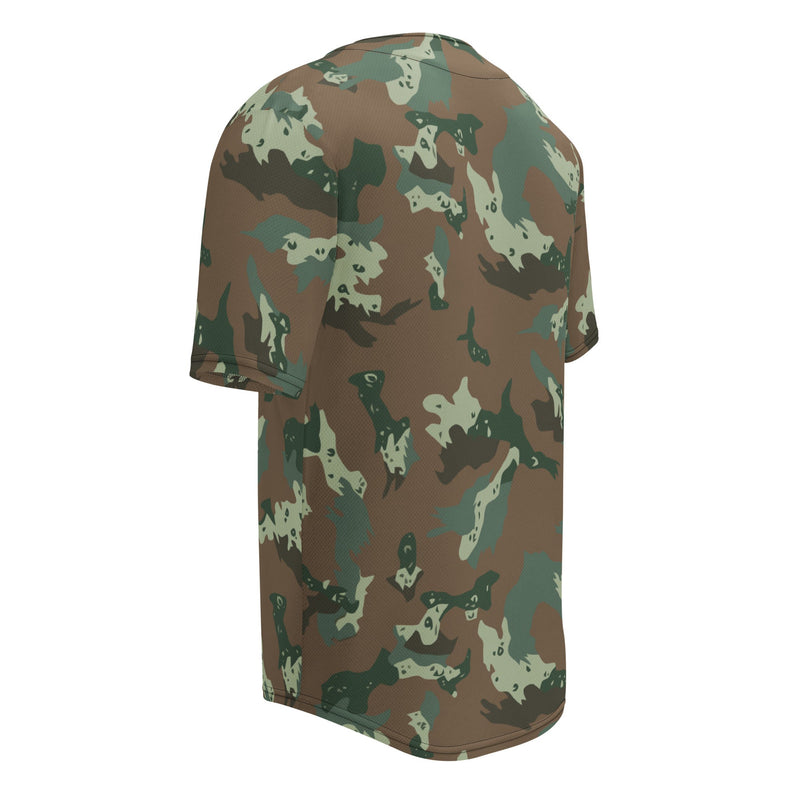 Chocolate Chip Soldier 2000 South African CAMO Unisex Baseball Jersey