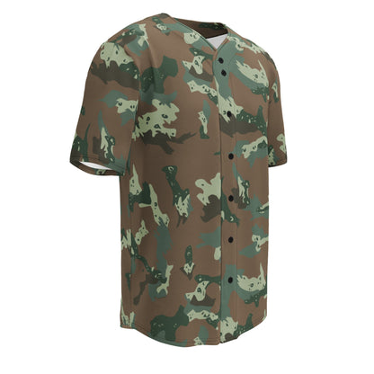 South African Chocolate Chip Soldier 2000 CAMO baseball jersey - Baseball Jerseys