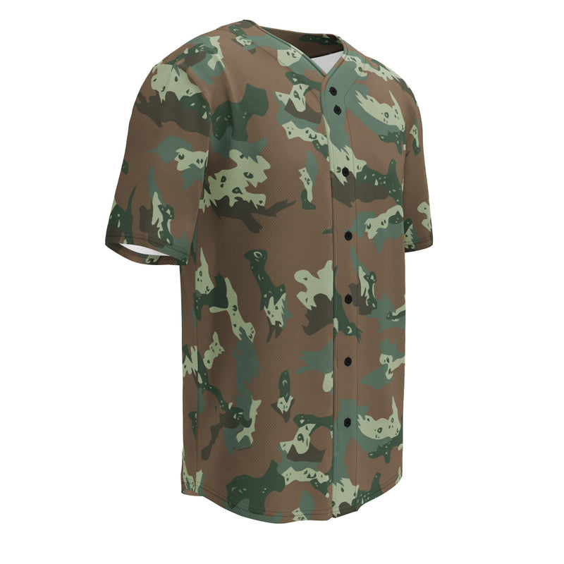 Chocolate Chip Soldier 2000 South African CAMO Unisex Baseball Jersey