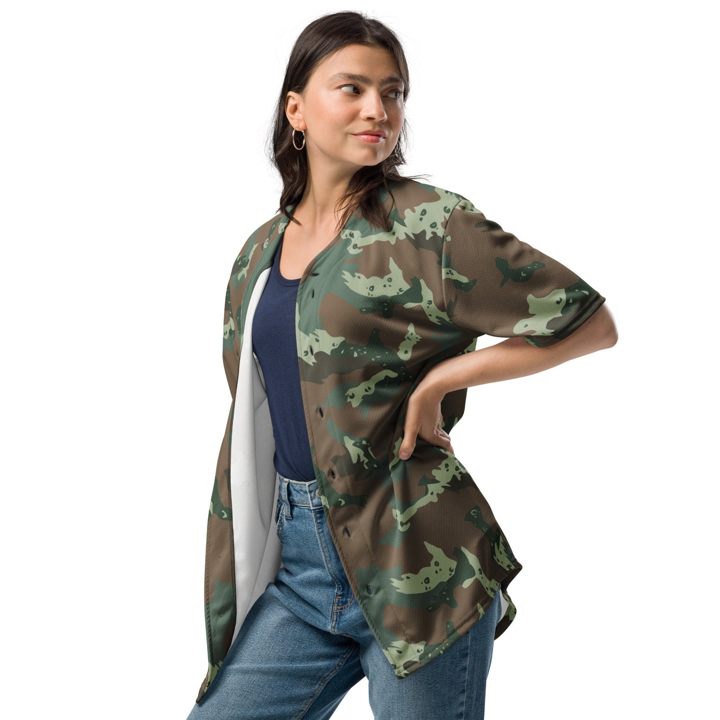 South African Chocolate Chip Soldier 2000 CAMO baseball jersey - Baseball Jerseys