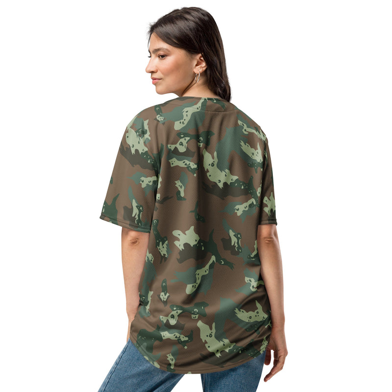 Chocolate Chip Soldier 2000 South African CAMO Unisex Baseball Jersey