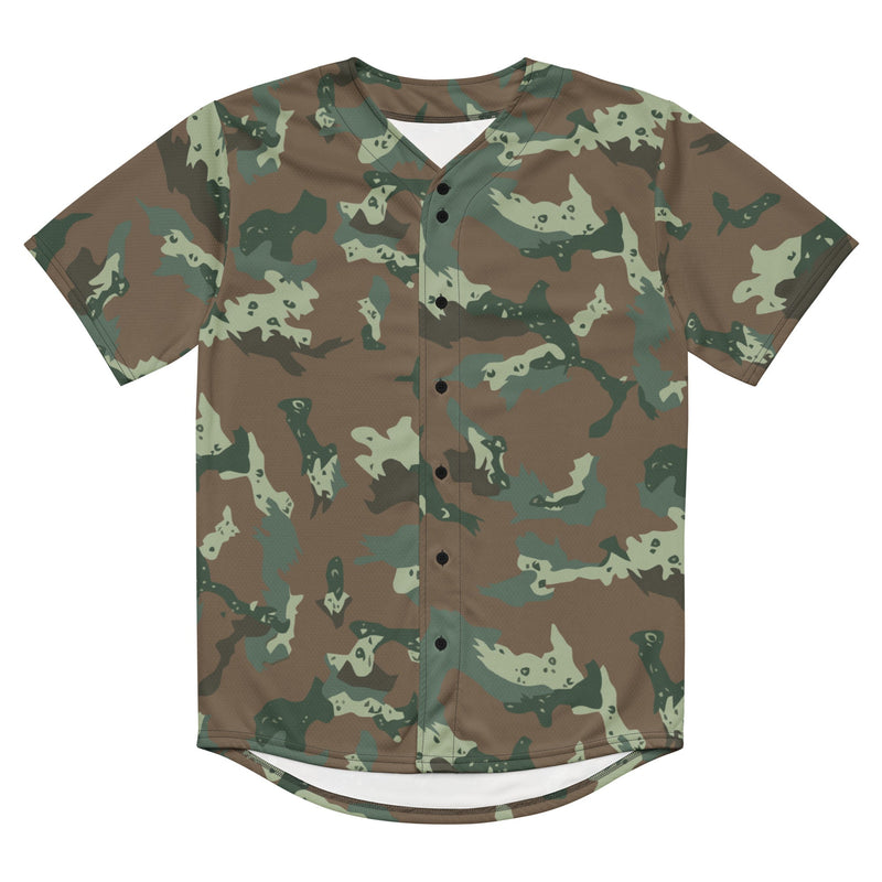 Chocolate Chip Soldier 2000 South African CAMO Unisex Baseball Jersey
