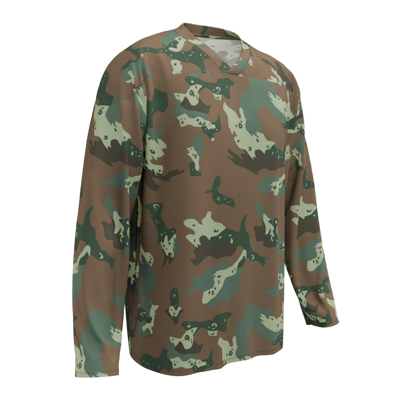 Chocolate Chip Soldier 2000 South African CAMO Unisex Hockey Fan Jersey