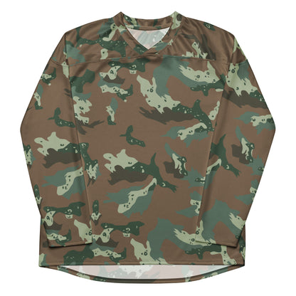 South African Chocolate Chip Soldier 2000 CAMO hockey fan jersey - Hockey Jerseys