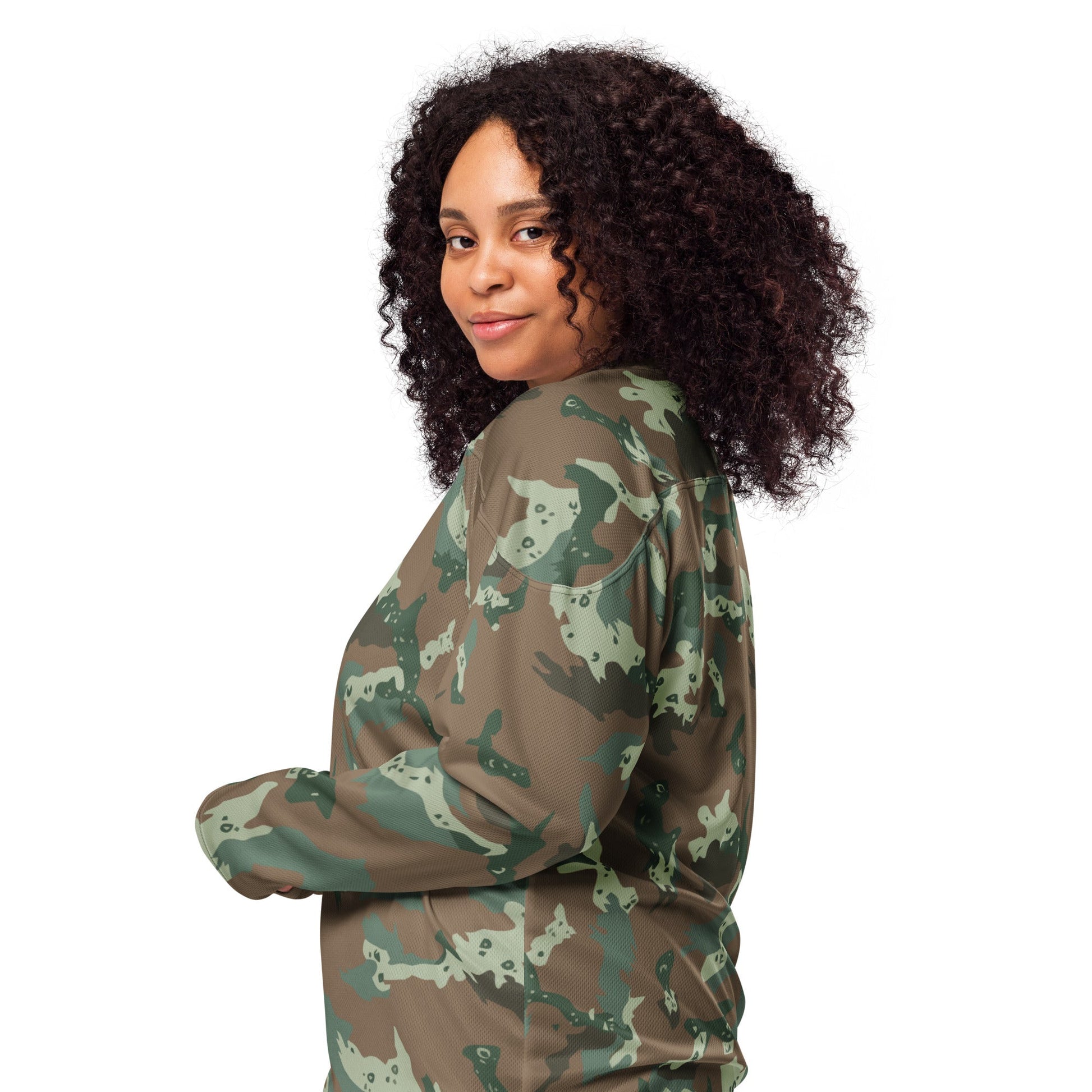 South African Chocolate Chip Soldier 2000 CAMO hockey fan jersey - Hockey Jerseys