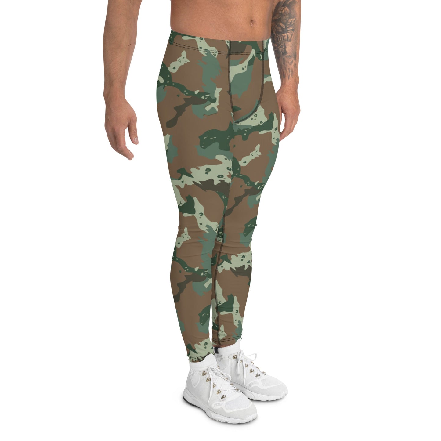 South African Chocolate Chip Soldier 2000 CAMO Mens Leggings
