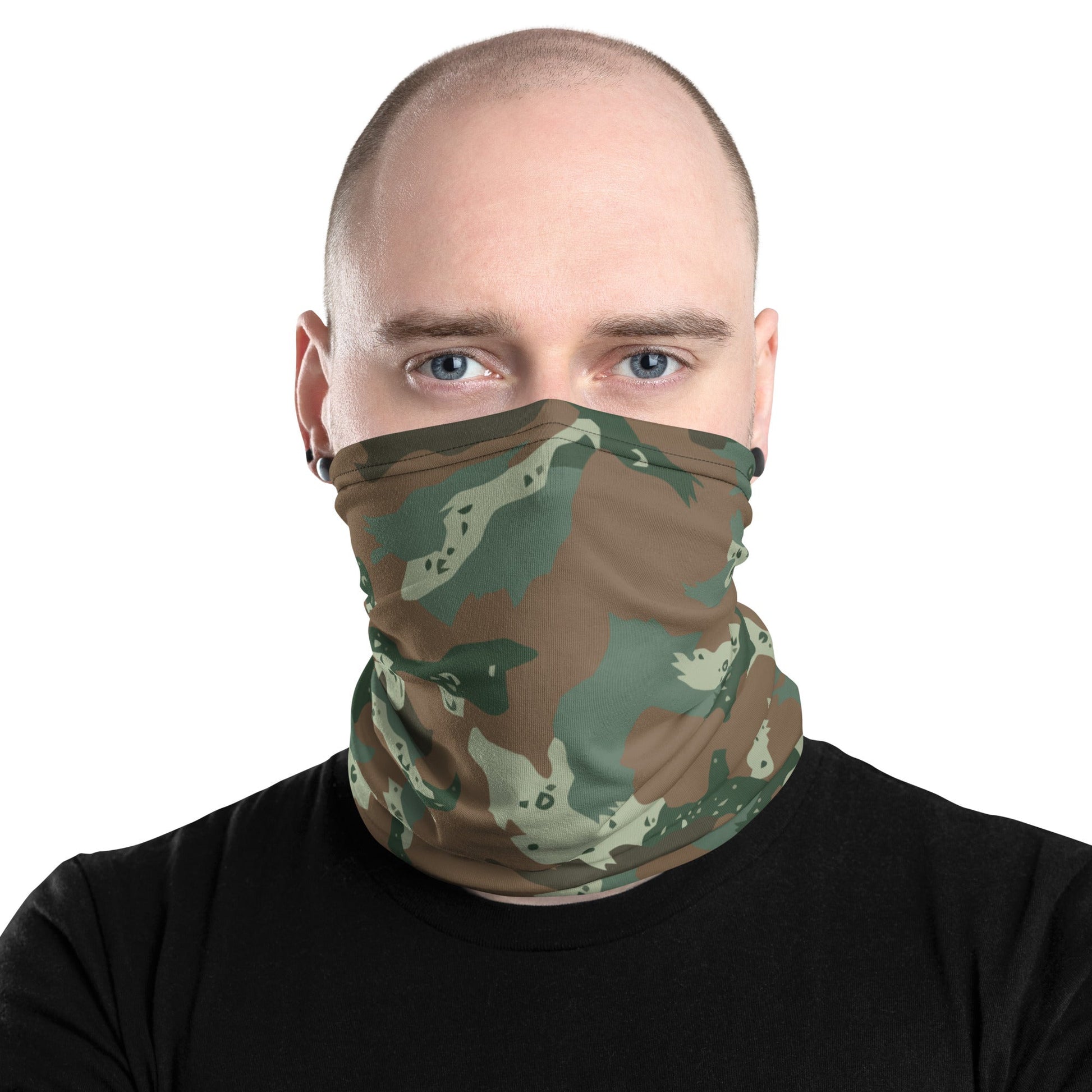 South African Chocolate Chip Soldier 2000 CAMO Neck Gaiter Gaiters