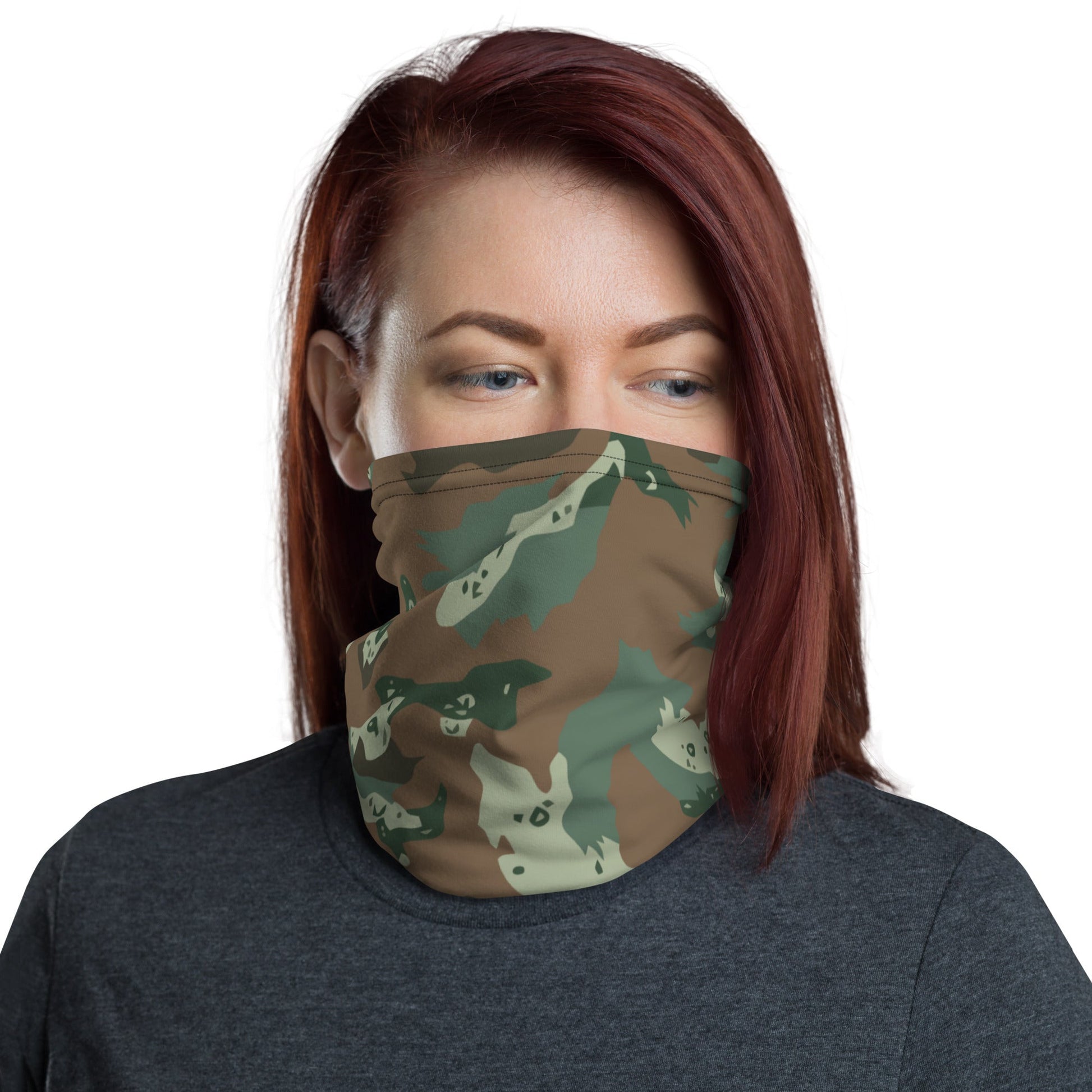 South African Chocolate Chip Soldier 2000 CAMO Neck Gaiter Gaiters