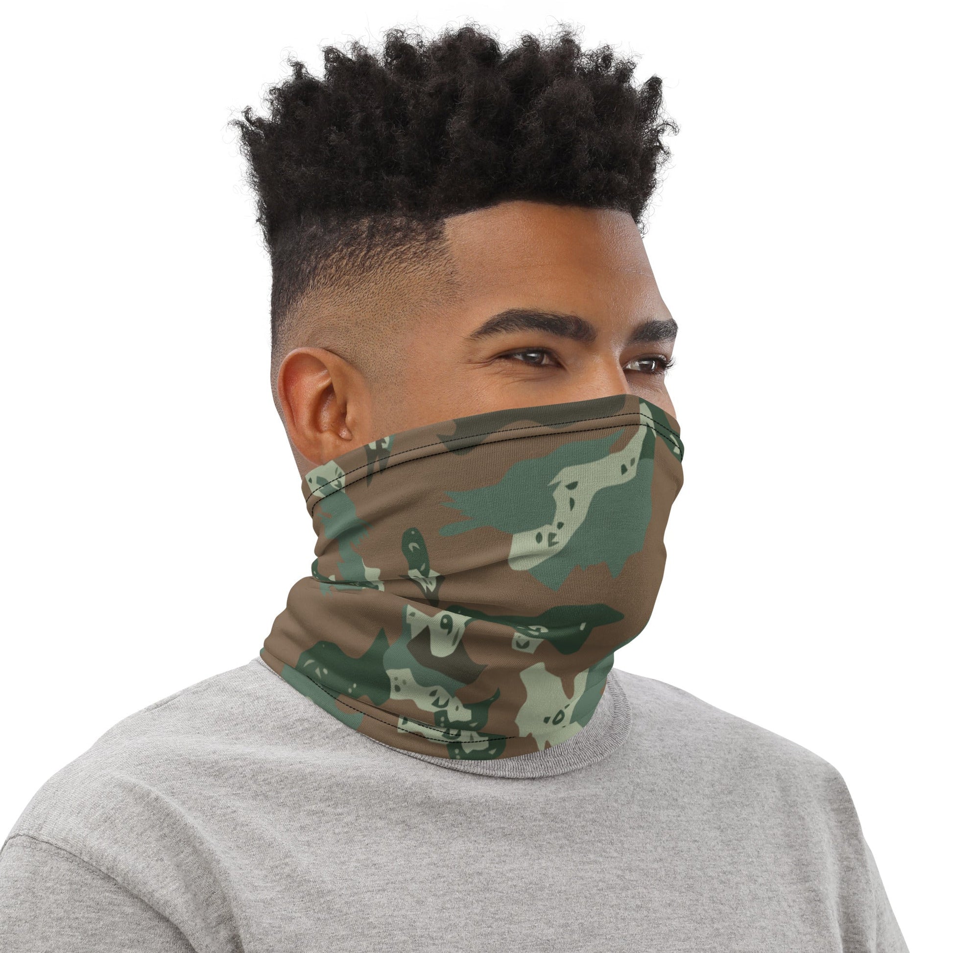 South African Chocolate Chip Soldier 2000 CAMO Neck Gaiter Gaiters