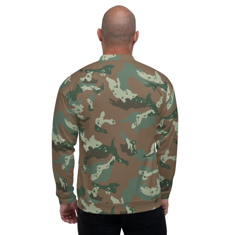 Chocolate Chip Soldier 2000 South African CAMO Unisex Bomber Jacket