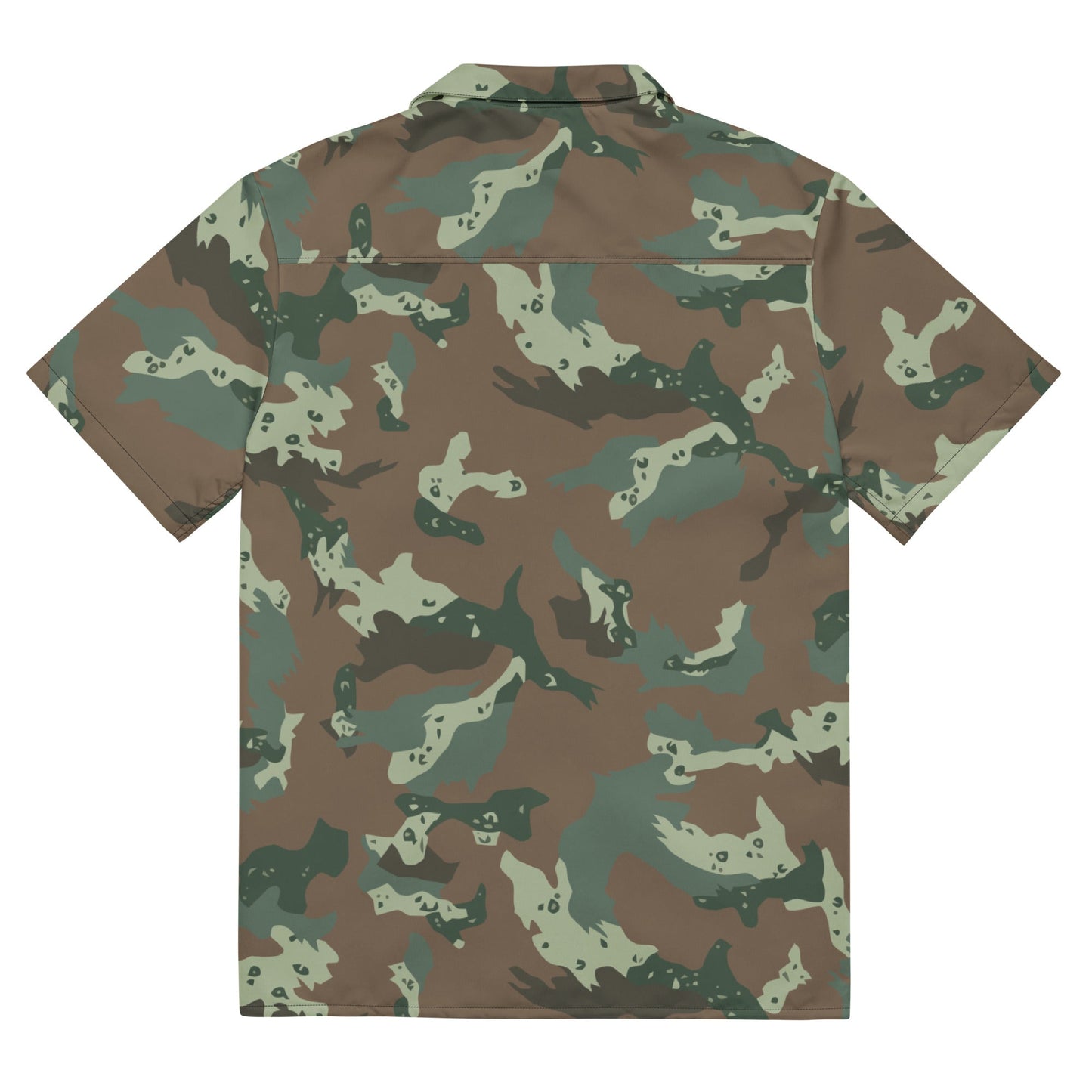 South African Chocolate Chip Soldier 2000 CAMO Unisex button shirt - Button Shirts