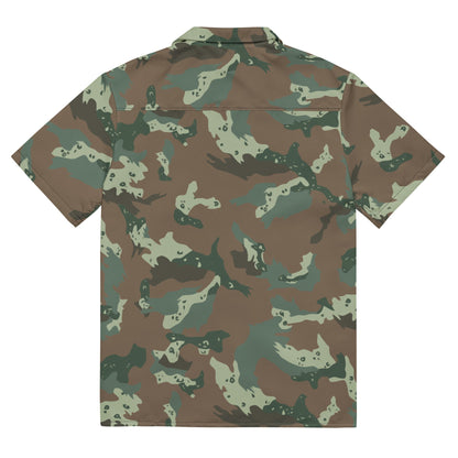 South African Chocolate Chip Soldier 2000 CAMO Unisex button shirt - Button Shirts