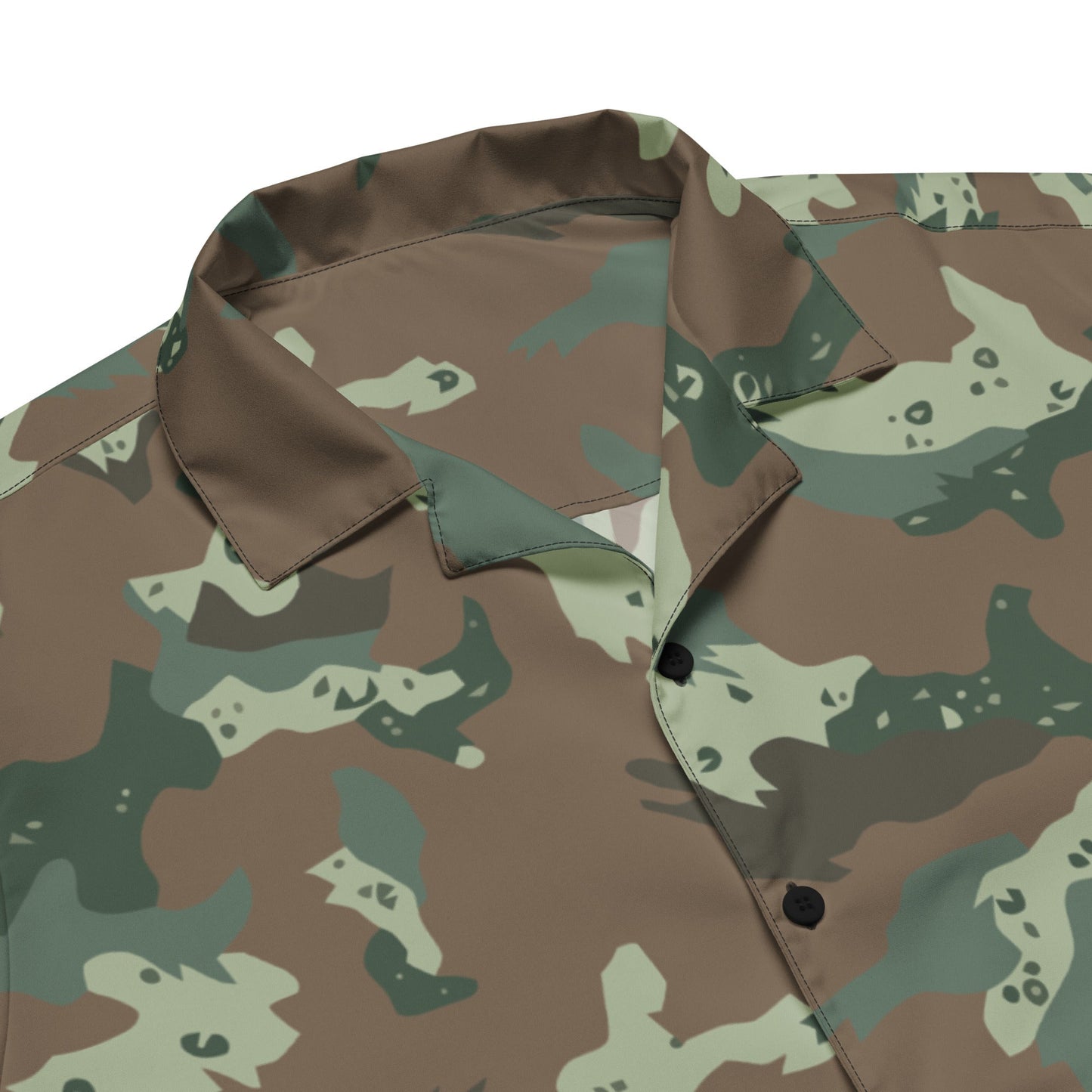 South African Chocolate Chip Soldier 2000 CAMO Unisex button shirt - Button Shirts