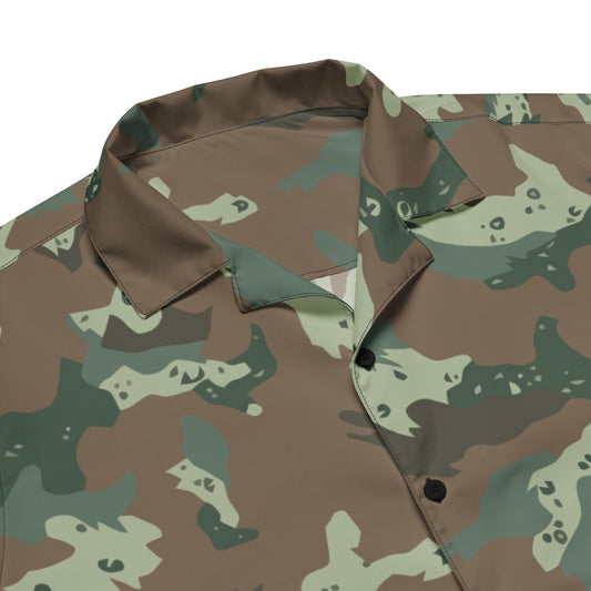 South African Chocolate Chip Soldier 2000 CAMO Unisex button shirt - Button Shirts