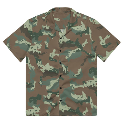 South African Chocolate Chip Soldier 2000 CAMO Unisex button shirt - 2XS - Button Shirts