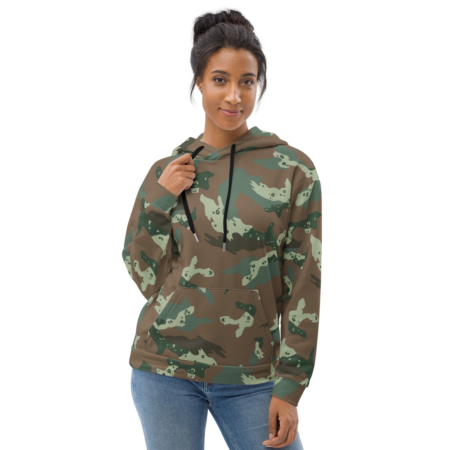 South African Chocolate Chip Soldier 2000 CAMO Unisex Hoodie - Hoodies