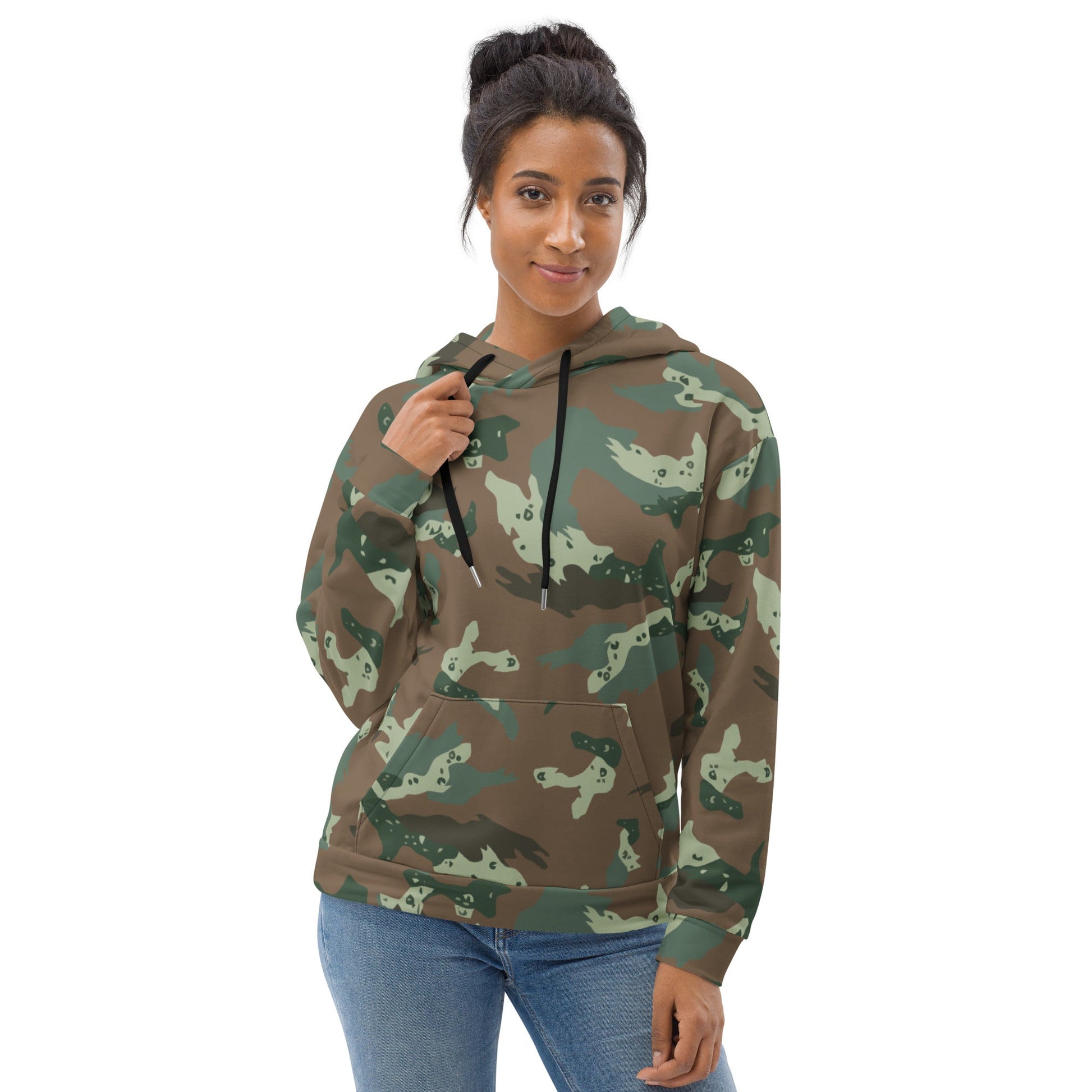 South African Chocolate Chip Soldier 2000 CAMO Unisex Hoodie - Hoodies