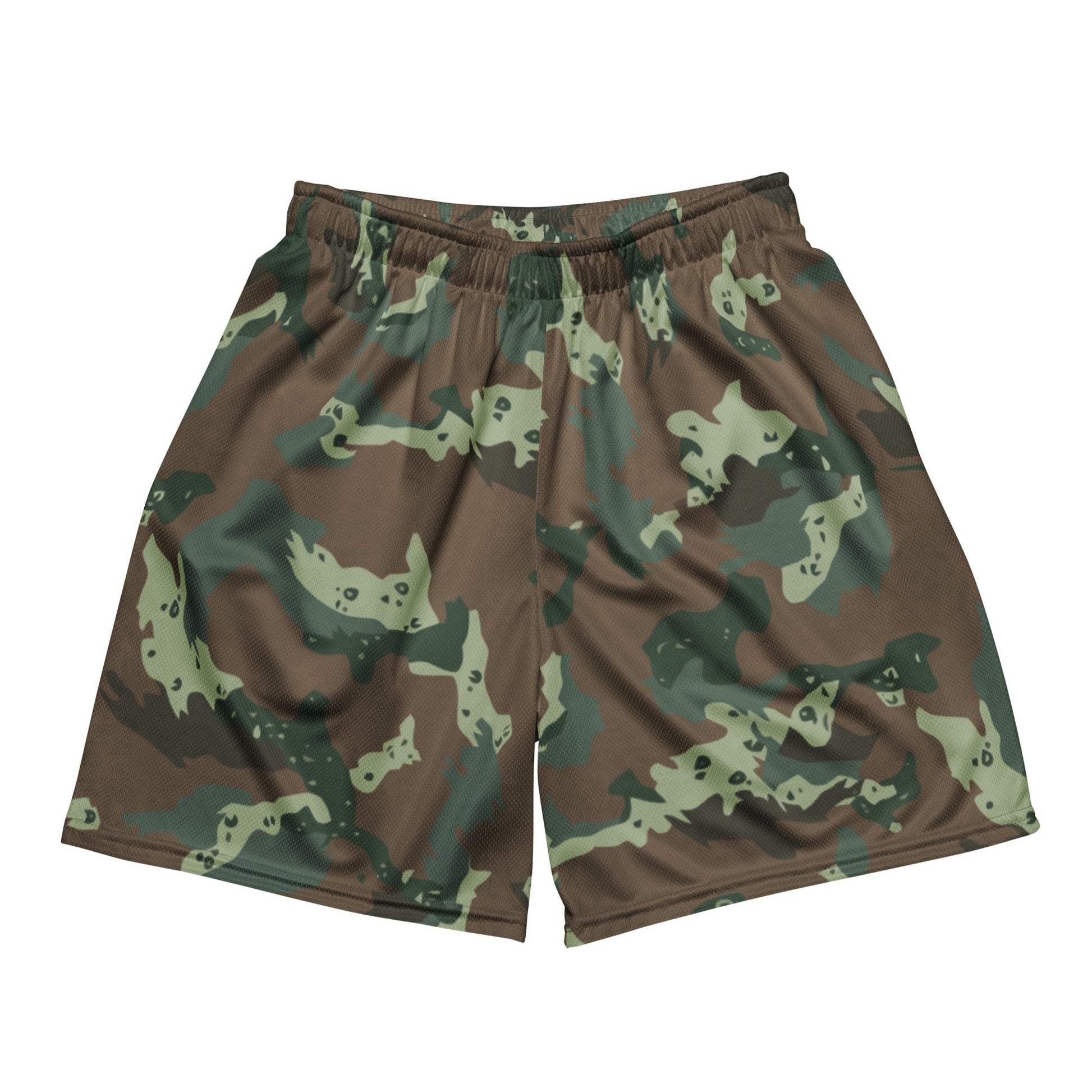 South African Chocolate Chip Soldier 2000 CAMO Unisex mesh shorts - 2XS - Mesh Shorts