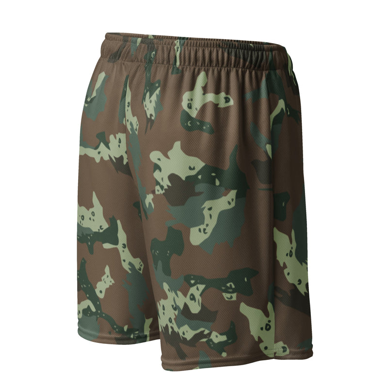 Chocolate Chip Soldier 2000 South African CAMO Unisex Mesh Shorts