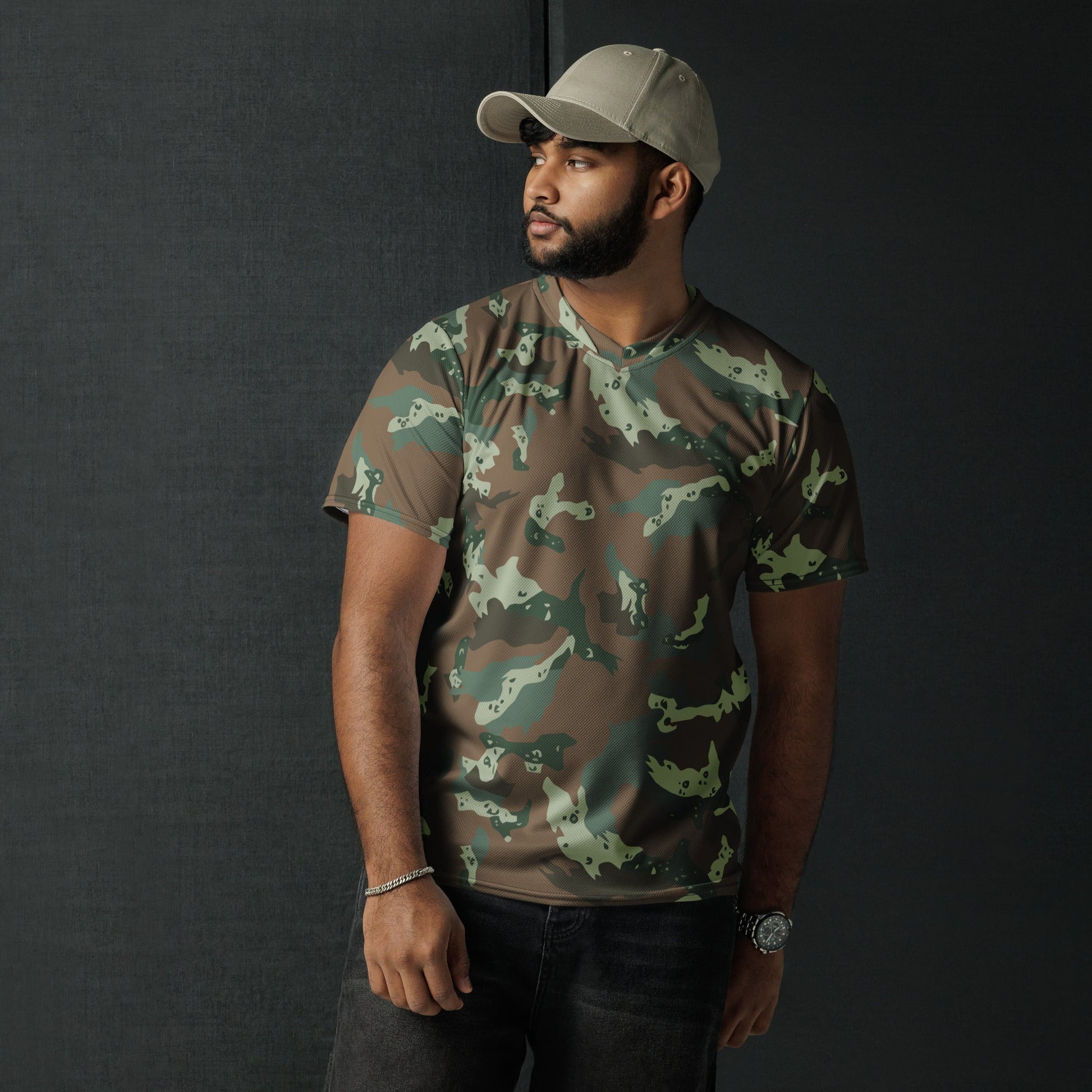 South African Chocolate Chip Soldier 2000 CAMO unisex sports jersey - Sports Jerseys